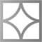 Ekena Millwork Statesman Architectural Grde PVC Pierced Ceiling Medallion, Antiqued Copper, 32"OD x 20 1/2"ID x 1"P CMPP32X32STACO - alternate 3